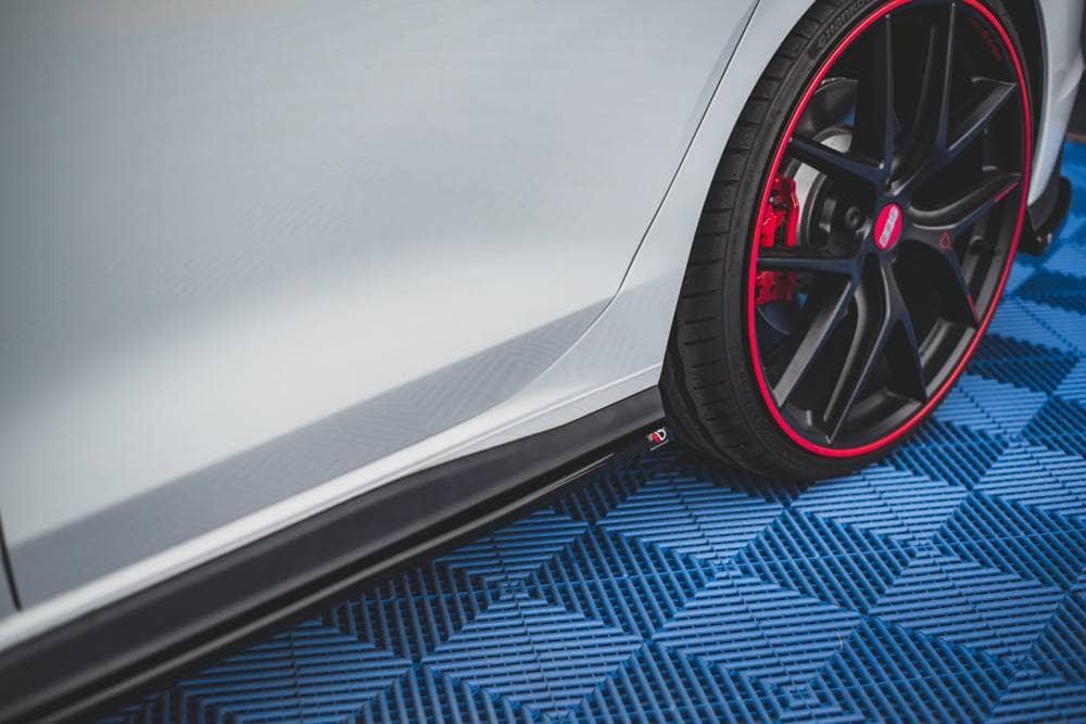 Side skirt extension for VW Golf 8 GTI by Maxton Design