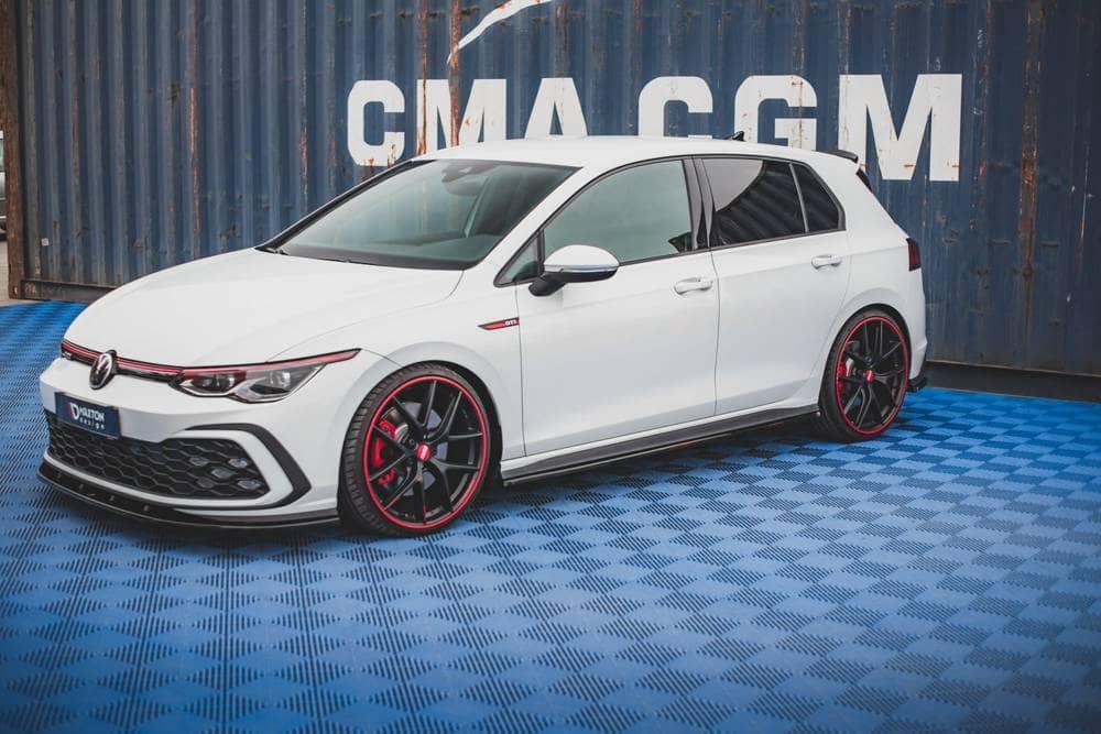 Side skirt extension for VW Golf 8 GTI by Maxton Design
