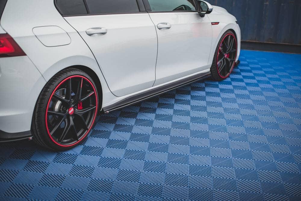 Side skirt extension for VW Golf 8 GTI by Maxton Design