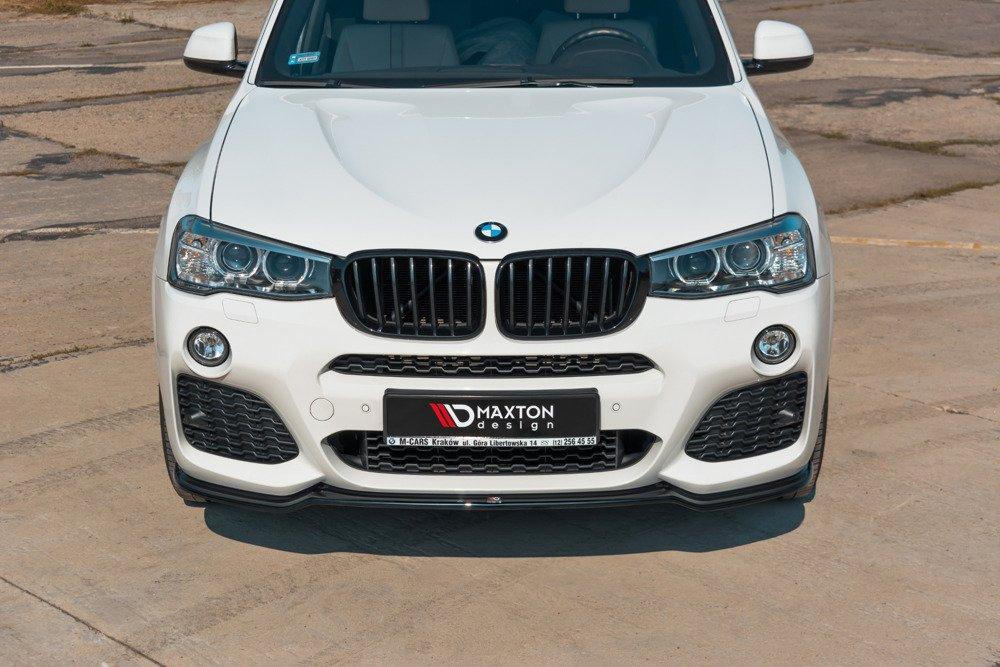 Front Splitter / Cup Schwert / Frontansatz für BMW X3 F25 M-Paket Facelift von Maxton Design