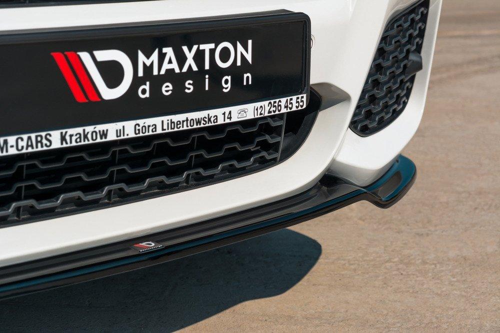 Front Splitter / Cup Schwert / Frontansatz für BMW X3 F25 M-Paket Facelift von Maxton Design
