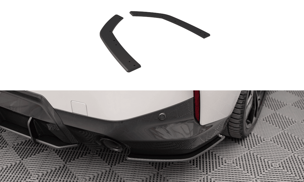 Seitliche Heck Diffusor Erweiterung V.2 für Audi A4 B9 8W S-Line von Maxton Design