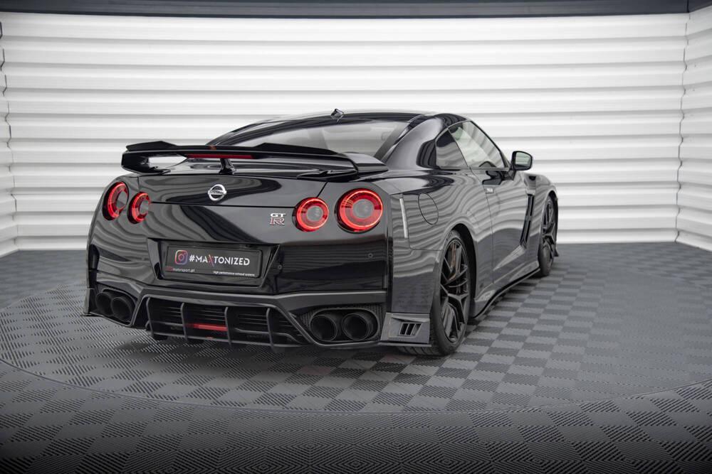 Seitliche Heck Diffusor Erweiterung Street Pro für Nissan GTR R35 2. Facelift von Maxton Design