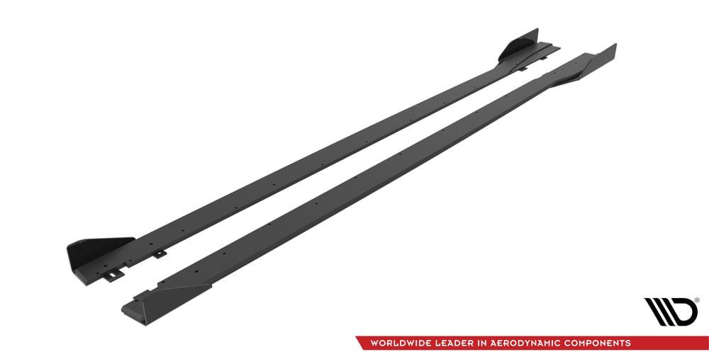 Seitenschweller Erweiterung mit Flaps für Honda Civic X Sport von Maxton Design