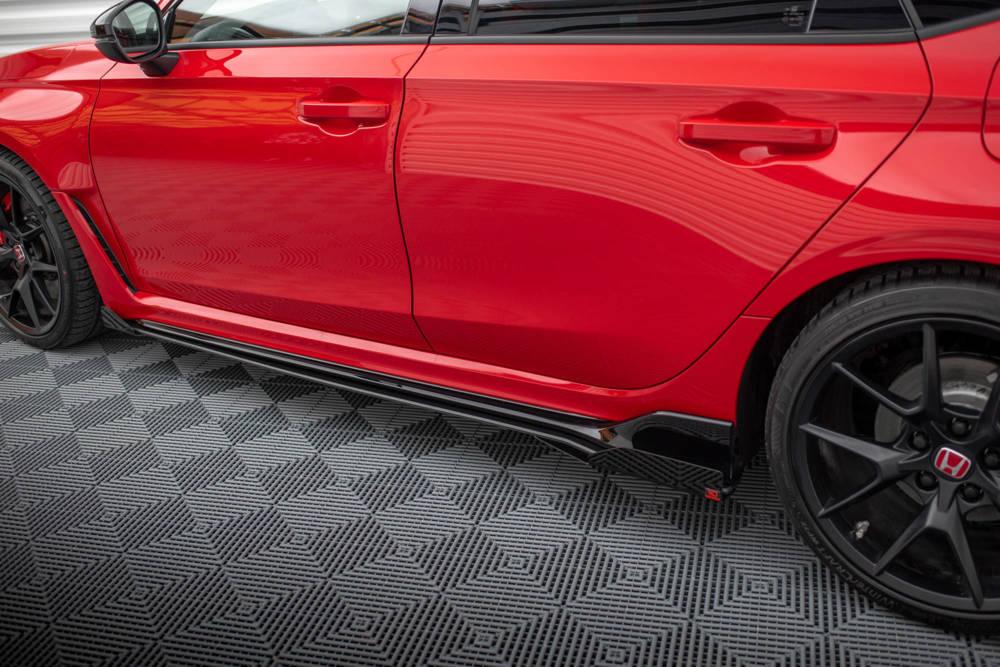 Seitenschweller Erweiterung mit Flaps für Honda Civic X Sport von Maxton Design