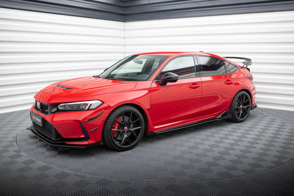 Seitenschweller Erweiterung mit Flaps für Honda Civic X Sport von Maxton Design