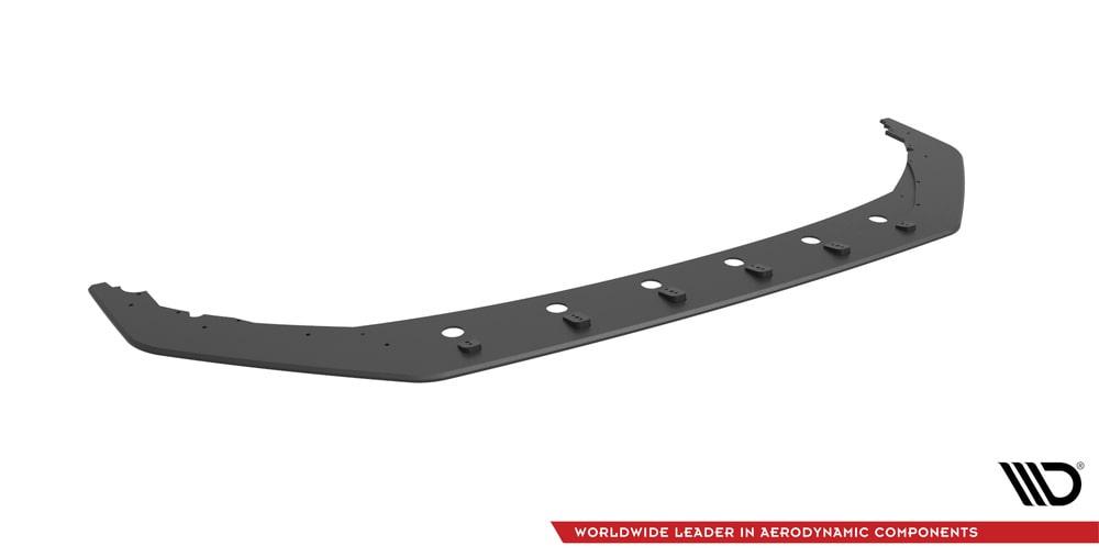 Front Lippe / Front Splitter / Frontansatz mit Flaps für Honda Civic X Sport von Maxton Design