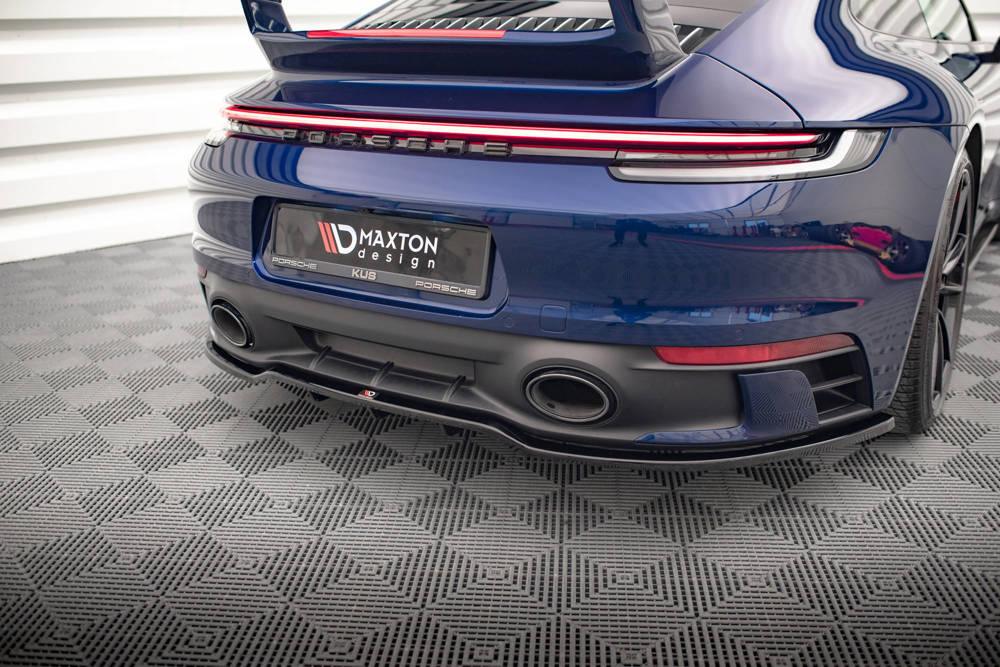 Zentraler Hinterer Splitter V.1 für Porsche 911 Carrera Aero 992 von Maxton Design