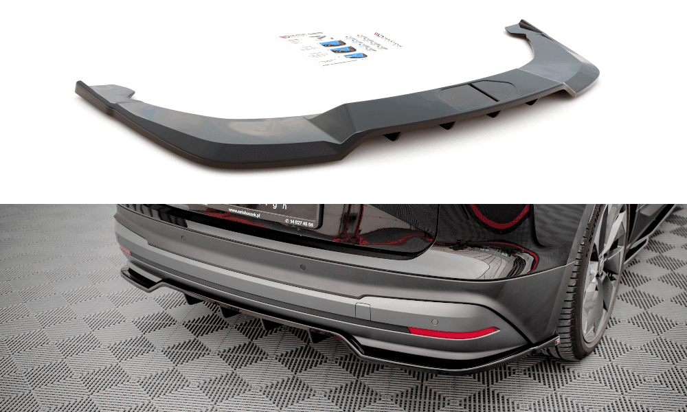 Zentraler Hinterer Splitter für Skoda Enyaq IV von Maxton Design