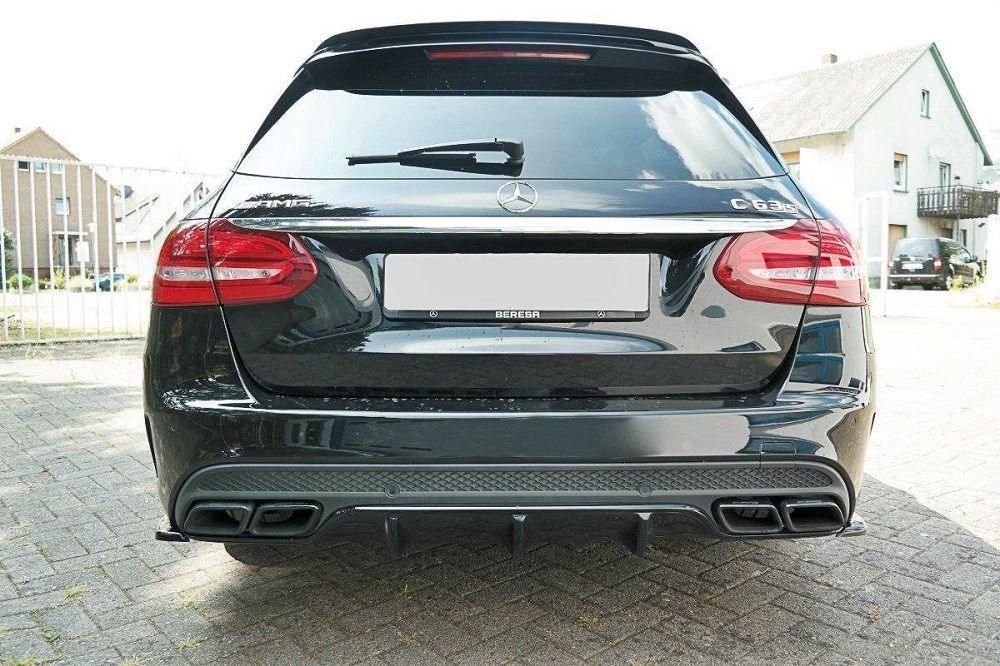 Heck Diffusor Erweiterung für Mercedes C-Klasse S205 63 AMG T-Modell von Maxton Design - UPGRADEMYCAR
