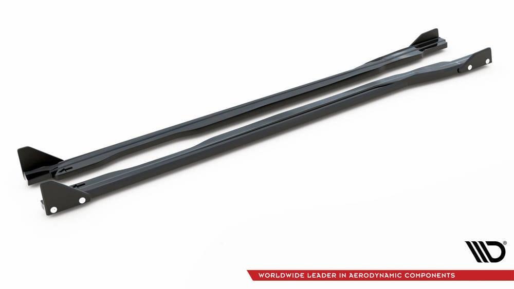 Seitenschweller Erweiterung mit Flaps für Honda Civic X Sport von Maxton Design