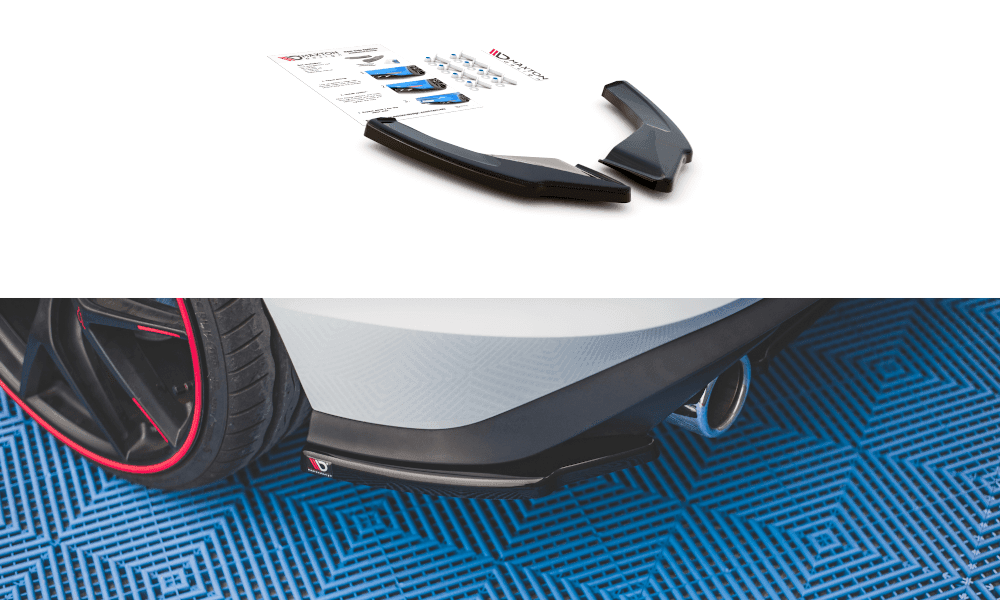Seitliche Heck Diffusor Erweiterung für VW Golf 8 GTI von Maxton Design - UPGRADEMYCAR