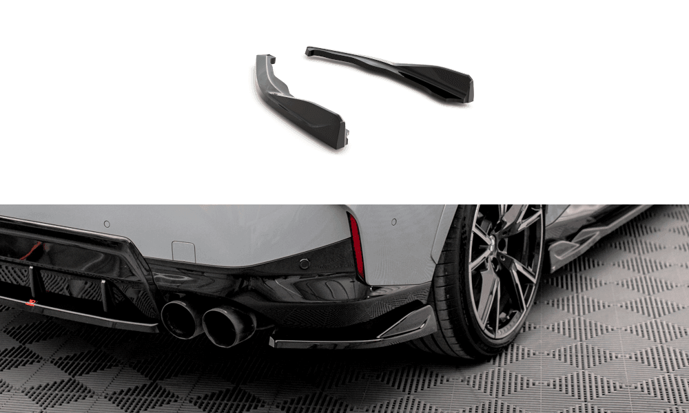 Seitliche Heck Diffusor Erweiterung V.1 für BMW 2 Coupe M240i G42 von Maxton Design