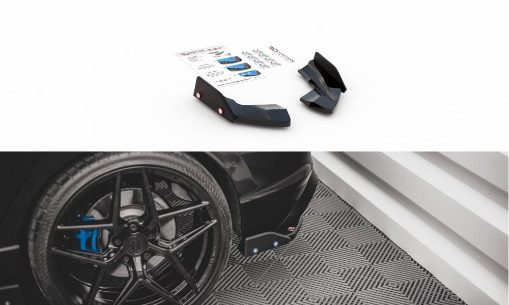 Seitliche Heck Diffusor Erweiterung V.3 für VW Golf 8 GTI von Maxton Design