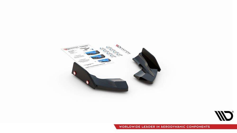 Seitliche Heck Diffusor Erweiterung V.3 für VW Golf 8 GTI von Maxton Design