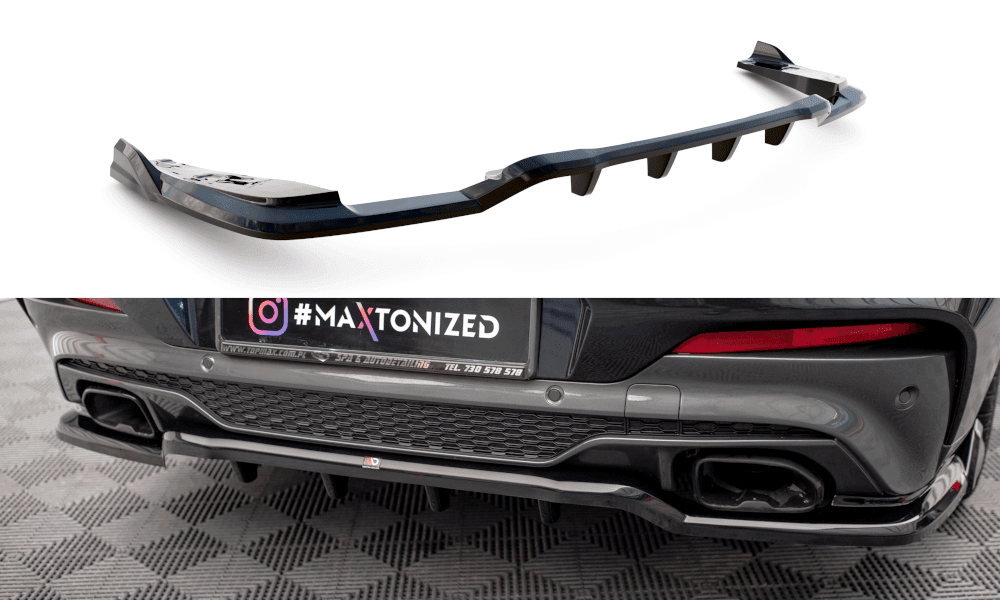 Zentraler Hinterer Splitter V.2 für BMW X4 G02 M-Paket von Maxton Design